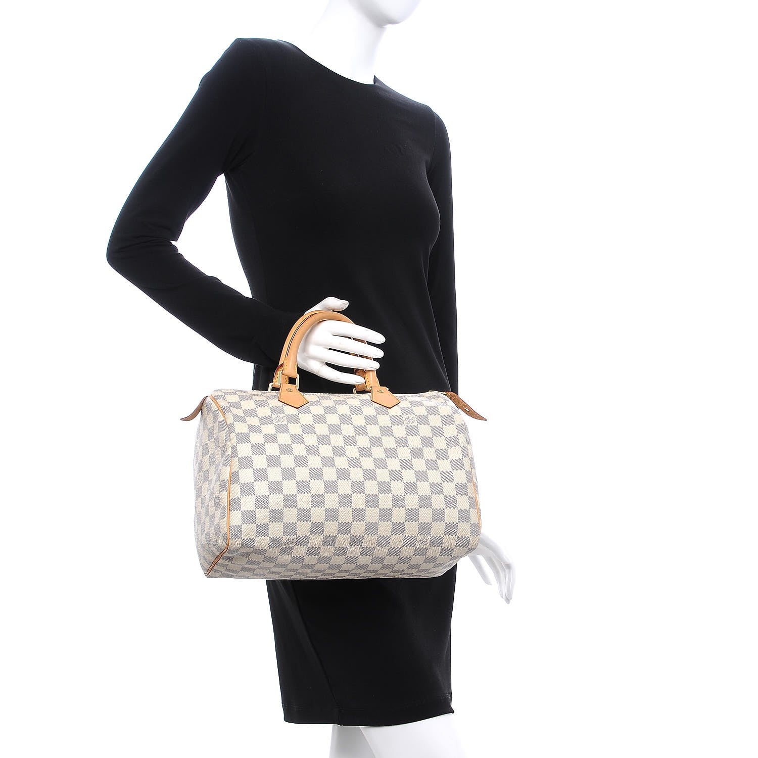 Louis Vuitton Damier Azur Speedy 30 2 of 13