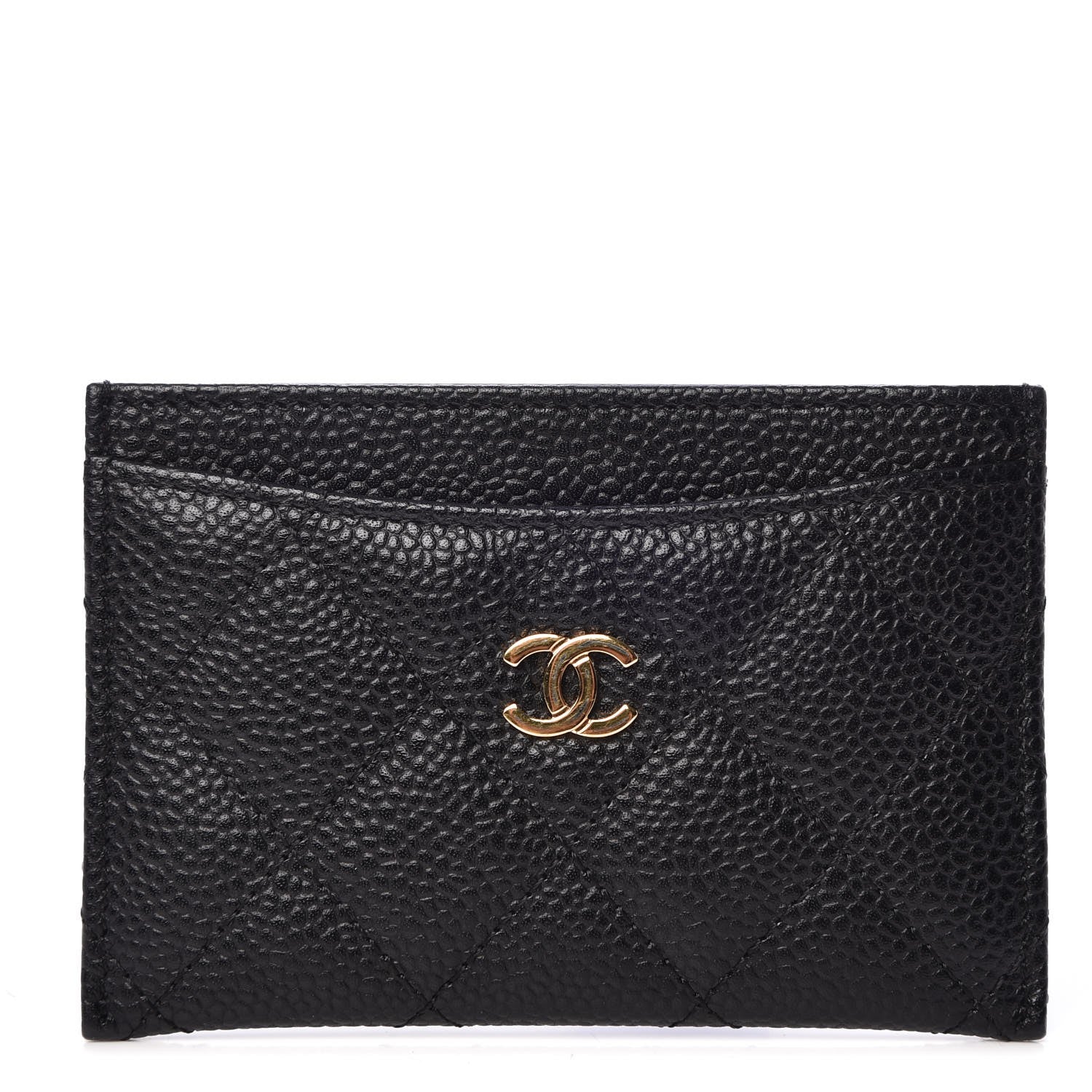 Chanel Caviar Quilted Card Holder Black 1 of 9