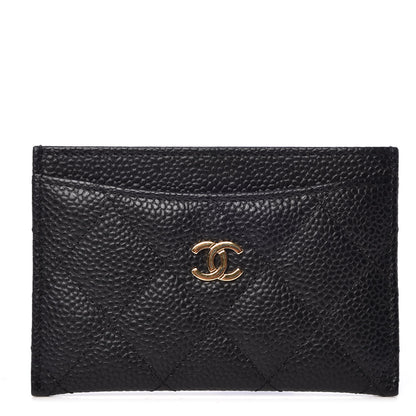 Chanel Caviar Quilted Card Holder Black 1 of 9