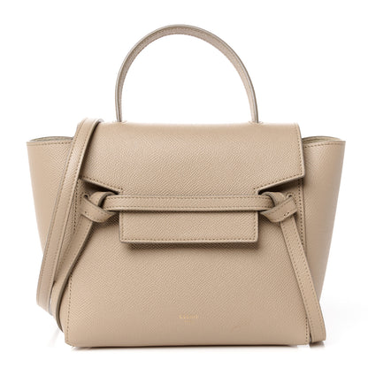 Celine Grained Calfskin Nano Belt Bag Light Taupe 1 of 12