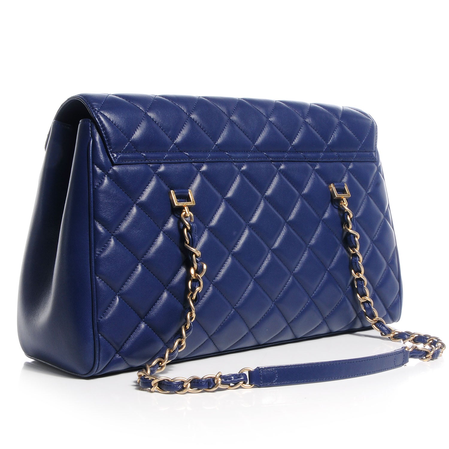 Chanel Lambskin Misia Camera Case Flap Blue 3 of 8