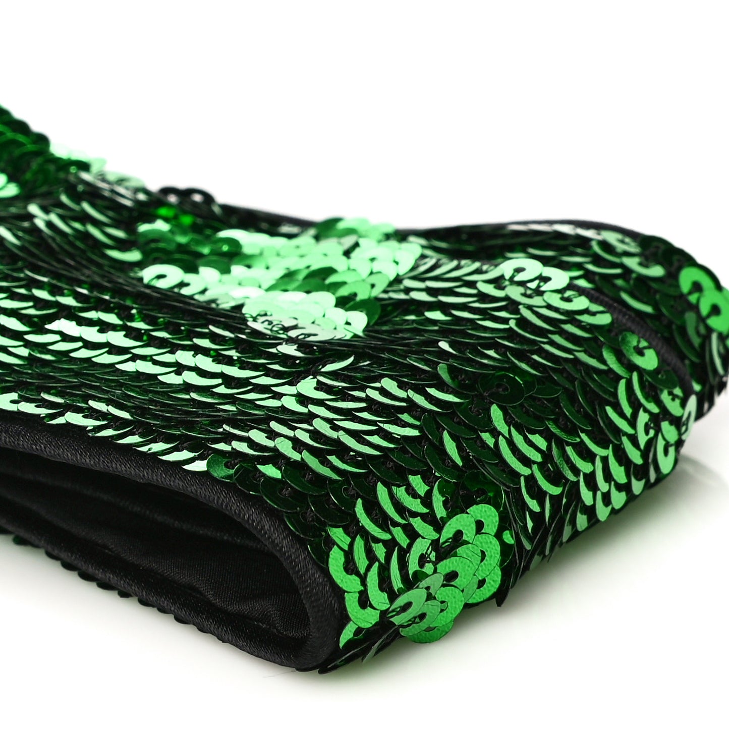 Sequin Brixy Knot Headband Green