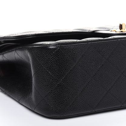 Chanel Caviar Quilted Jumbo Double Flap Black 7 of 9