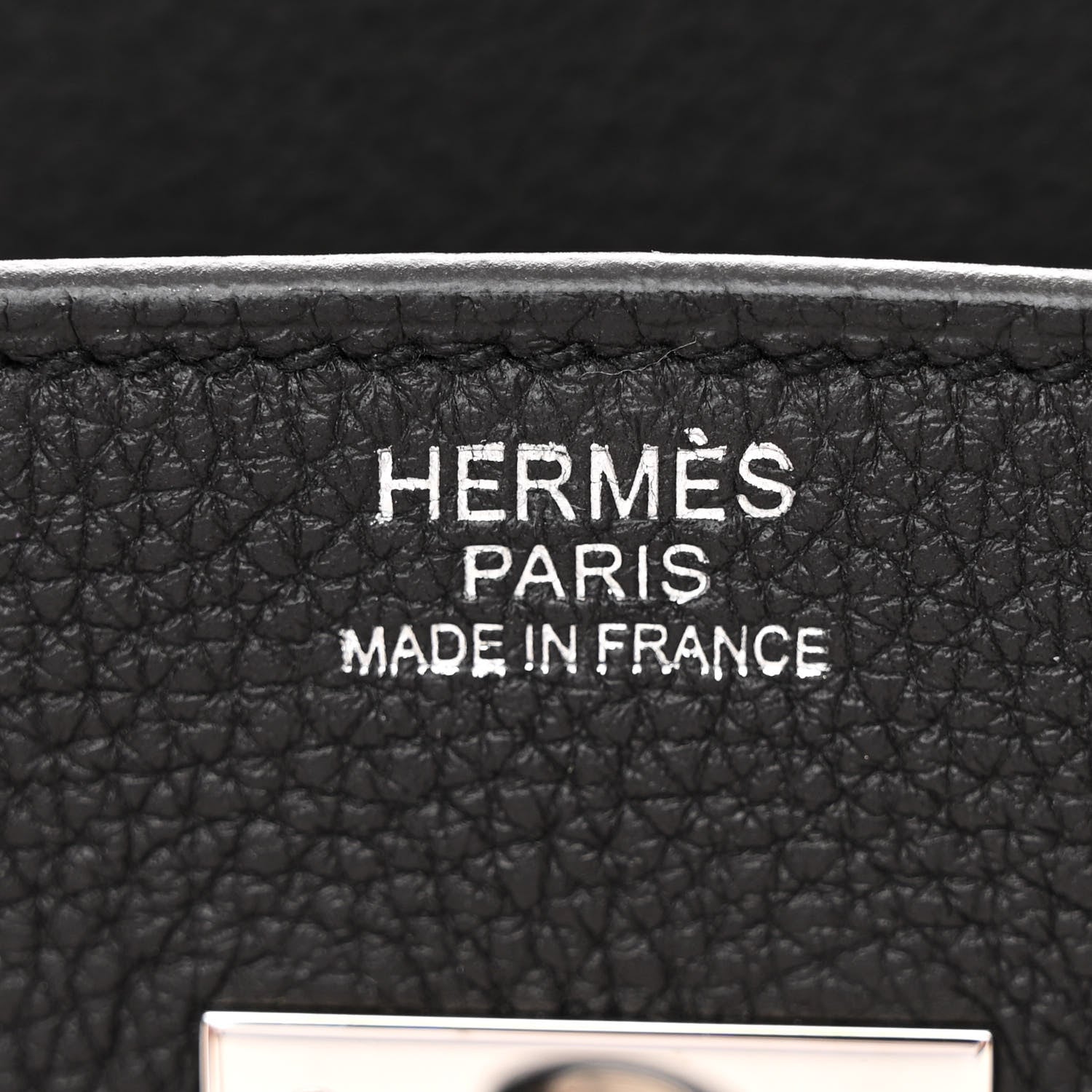 Hermes Togo BIRKIN 30 Black 6 of 11