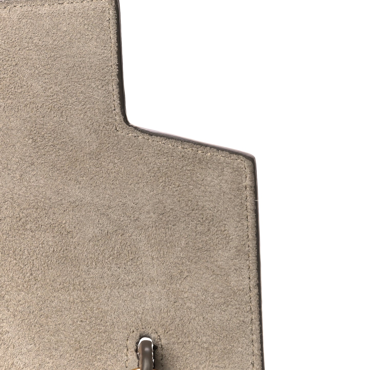 Grained Calfskin Nano Belt Bag Light Taupe