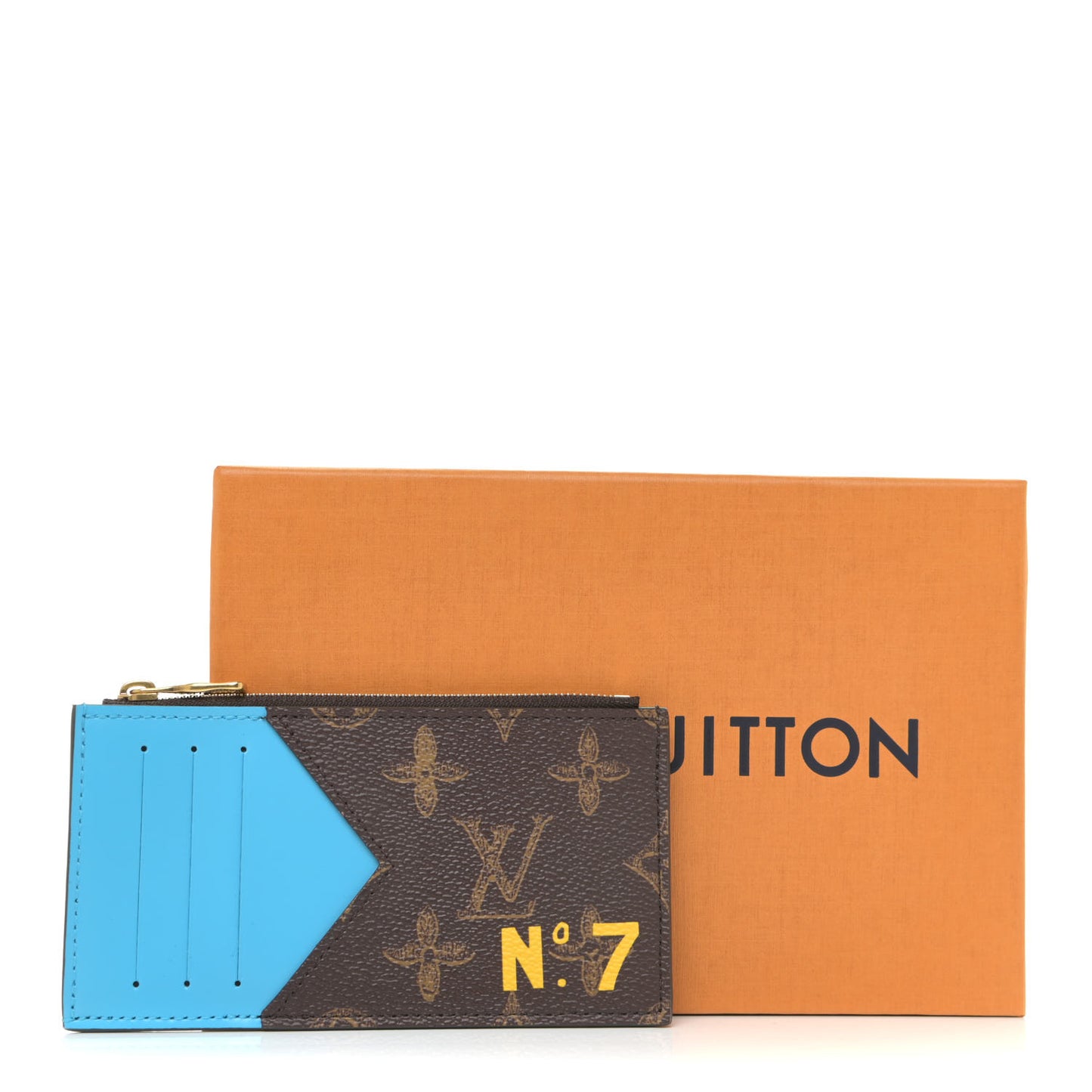 Monogram Vintage Calfskin Trunk L'œil Coin Card Holder