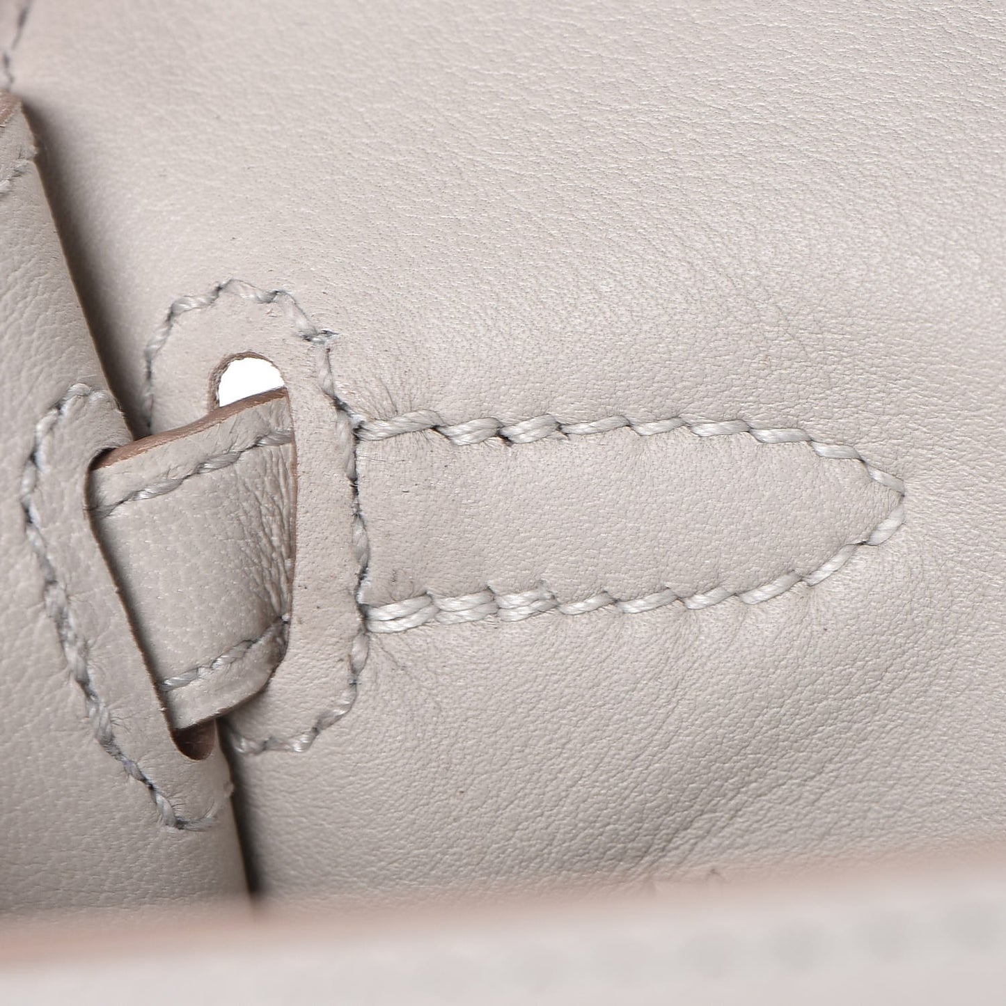 Swift Kelly Pochette Clutch Gris Perle