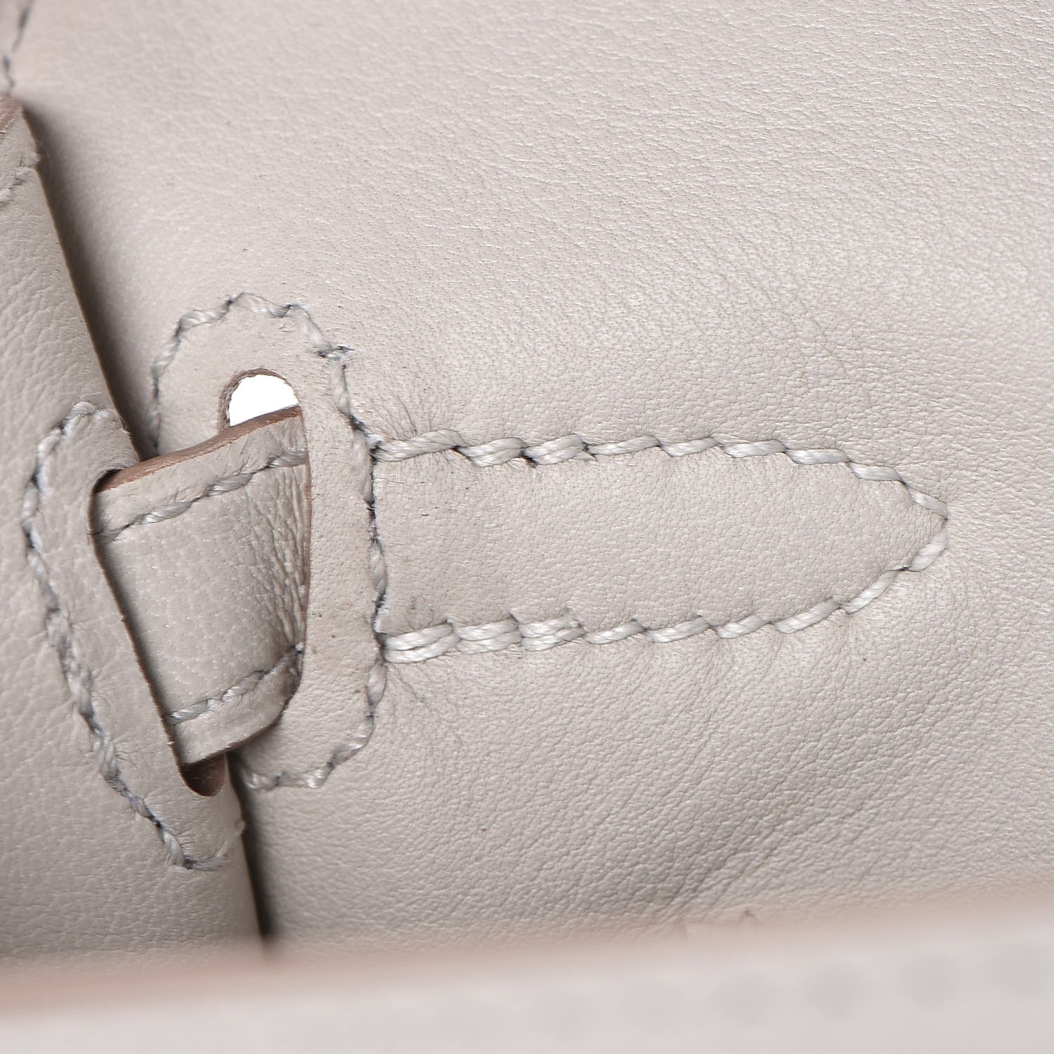 Hermes Swift Kelly Pochette Clutch Gris Perle 20 of 26