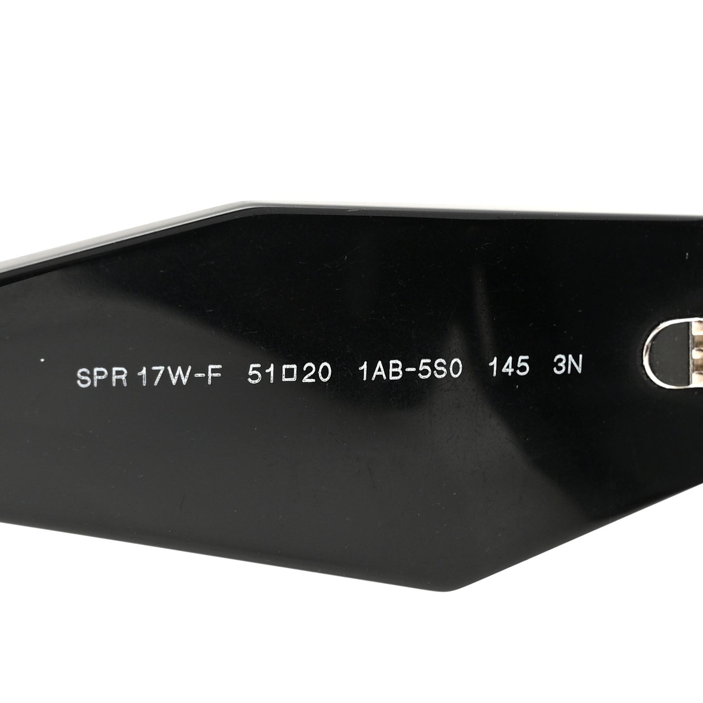 Acetate Symbole Sunglasses SPR 17W Black