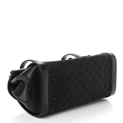 Gucci Monogram Bamboo Bullet Bag Black 4 of 9