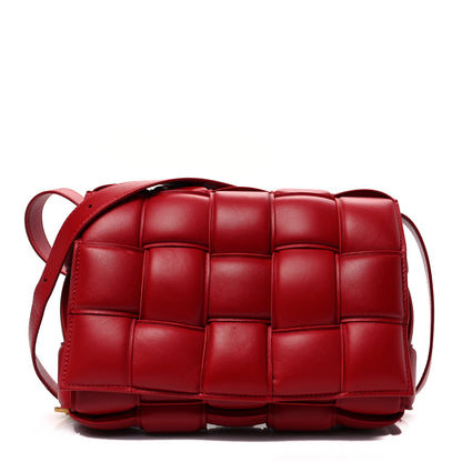 Bottega Veneta Nappa Maxi Intreccio Padded Cassette Crossbody Bag Dark Red 1 of 6