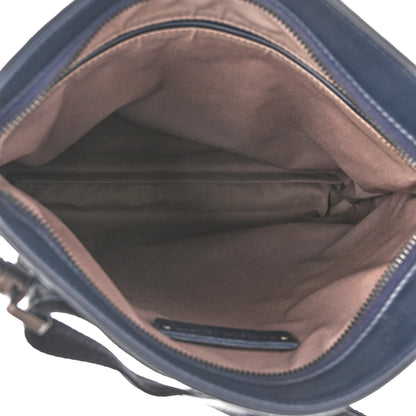 Bottega Veneta Nappa Intrecciato VN Crossbody Messenger Bag Navy 4 of 9