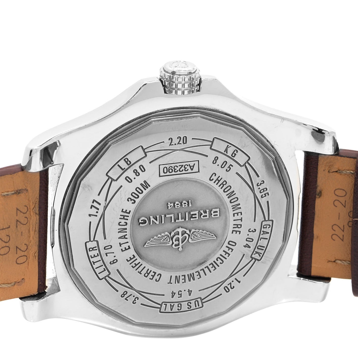 Stainless Steel Calfskin 43mm Avenger II Automatic Watch Ivory A32390