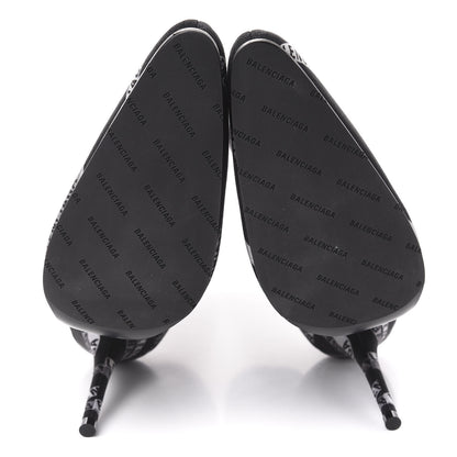 Balenciaga Spandex Losange Monogram 110mm Booties 40 Gris Black 5 of 7
