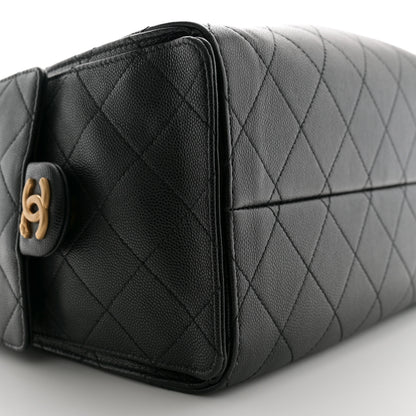Chanel Caviar Quilted Small Chanel 25 Handbag Black 9 of 12