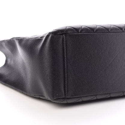 Chanel Caviar Quilted Grand Shopping Tote GST Black 6 of 10