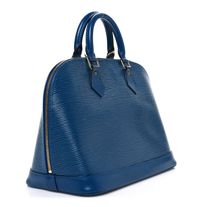 Louis Vuitton Epi Alma PM Cyan 3 of 11