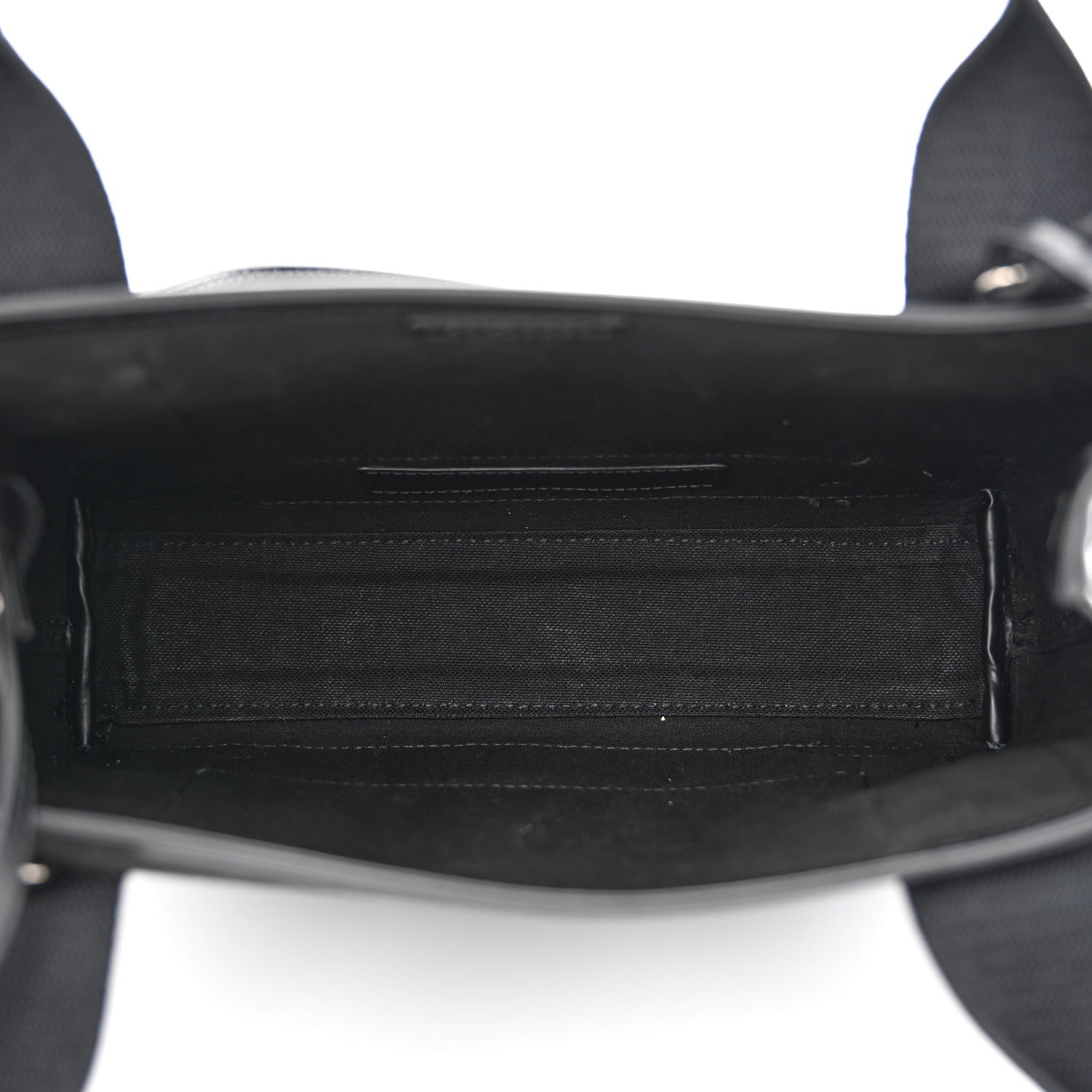 Balenciaga Cotton Canvas Calfskin Navy Cabas XS Black 6 of 12