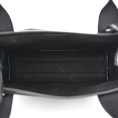 Balenciaga Cotton Canvas Calfskin Navy Cabas XS Black 6 of 12