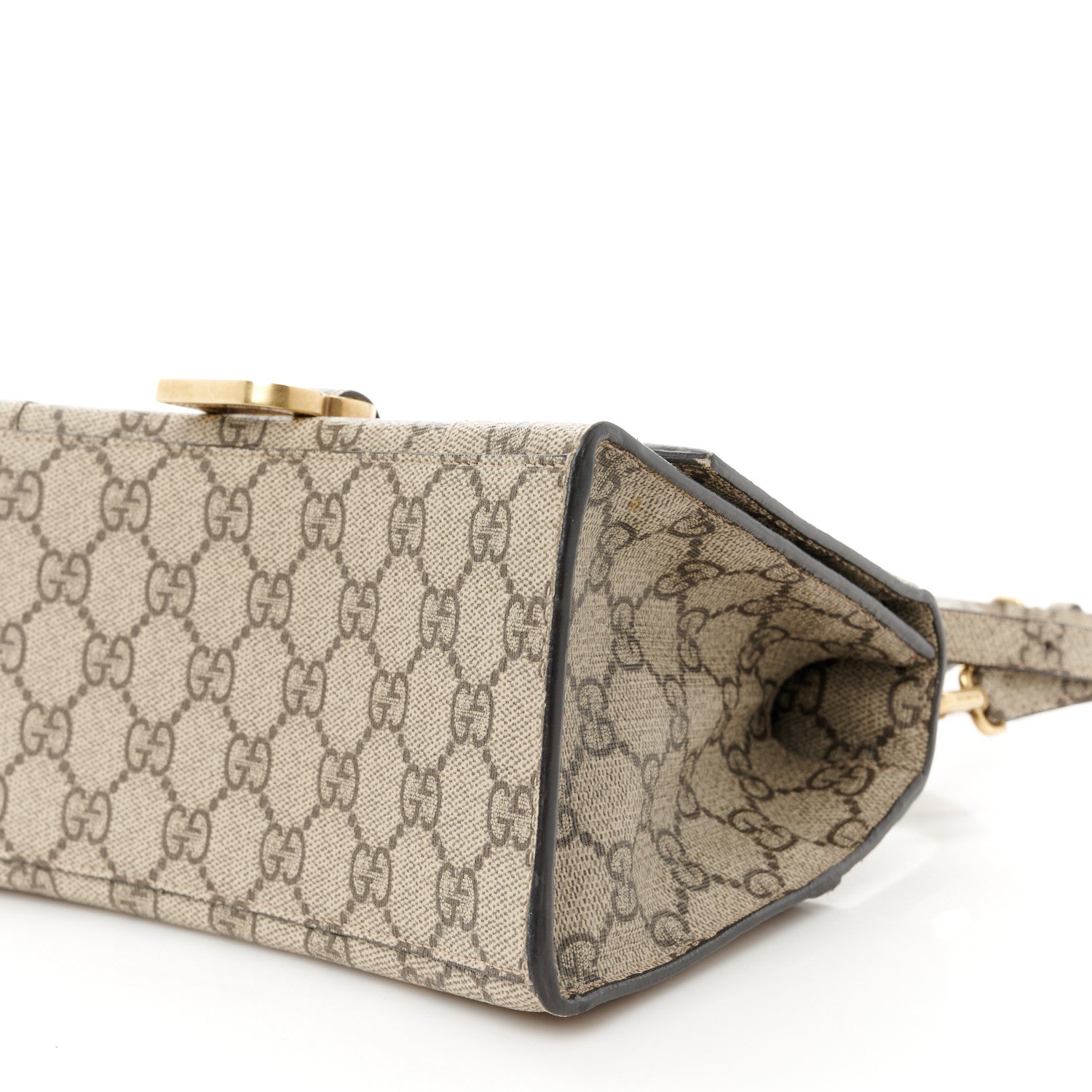 Balenciaga X GUCCI GG Supreme Monogram Small Hourglass Top Handle Bag Beige Ebony 10 of 10
