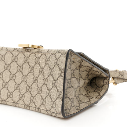 Balenciaga X GUCCI GG Supreme Monogram Small Hourglass Top Handle Bag Beige Ebony 10 of 10