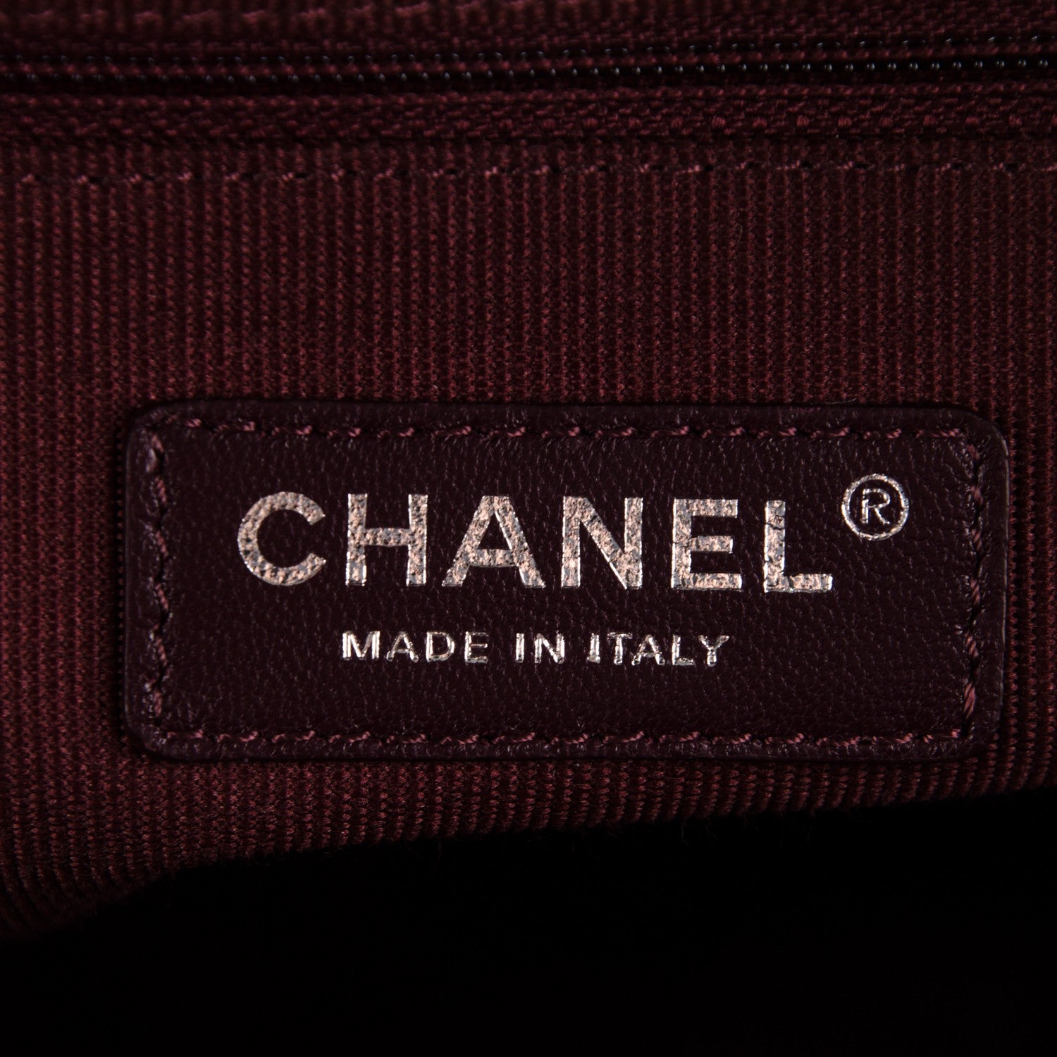 Chanel Vinyl Calfskin Viaggio Travel Bag Light Grey 7 of 10