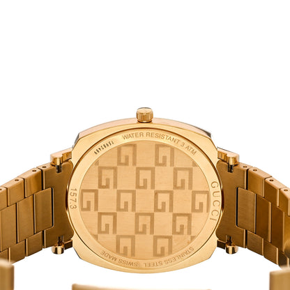Gucci Stainless Steel 38mm Grip Quartz Watch Gold 4 of 5