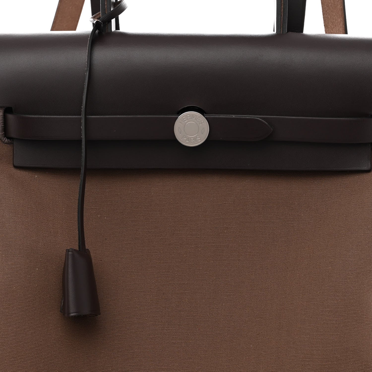 Hermes Military Toile Vache Hunter Herbag a Dos Zip Retourne Backpack Etoupe Ebene 7 of 9
