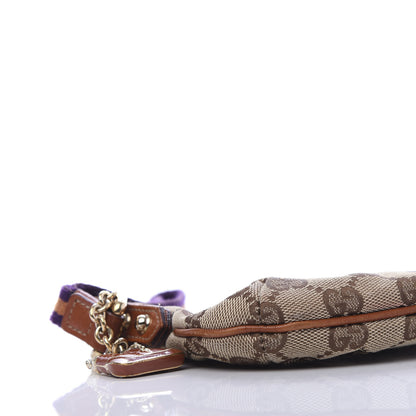 Gucci Monogram Jolicoeur Wristlet Light Brown 8 of 10