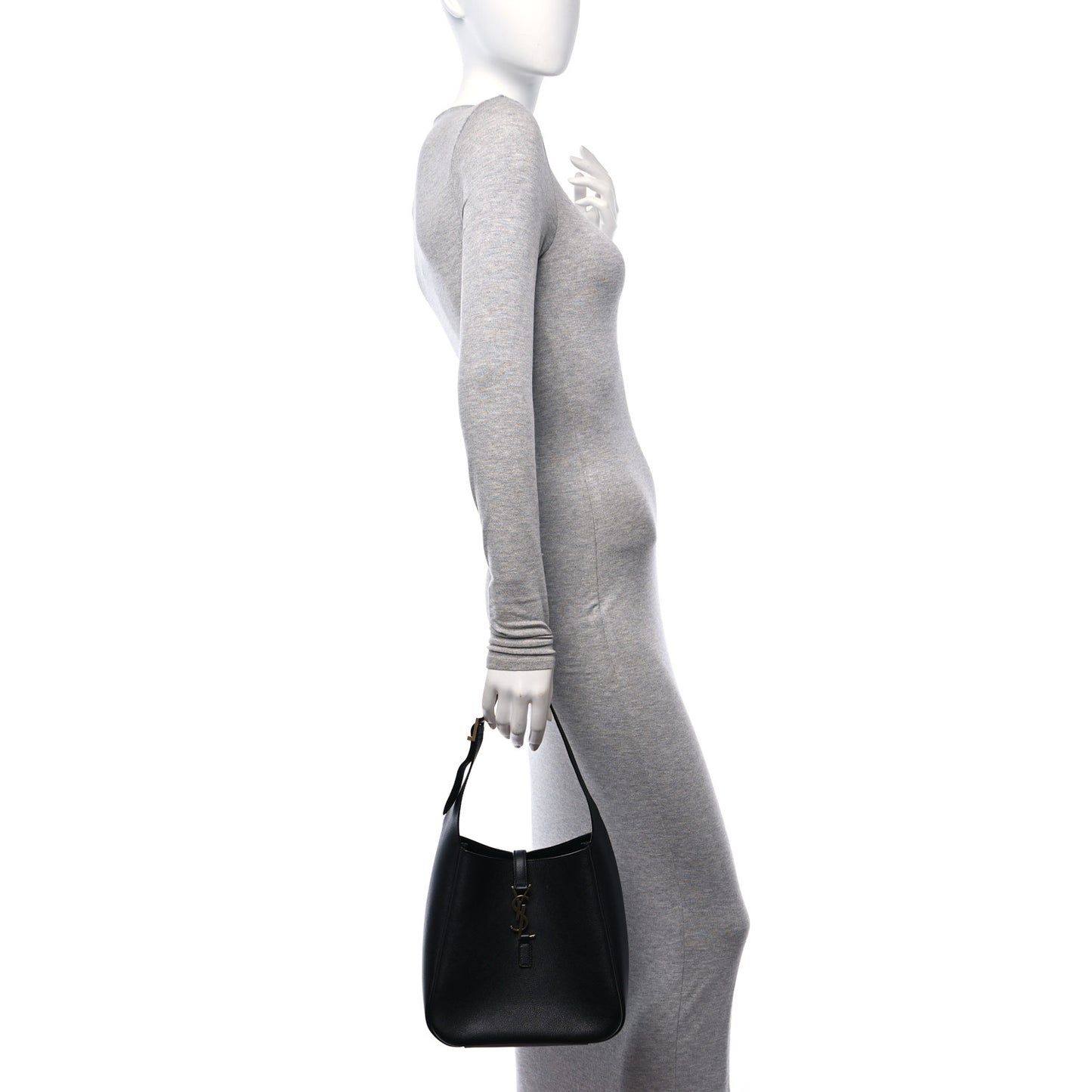 Smooth Calfskin Small Le 5 A 7 Soft Hobo Black