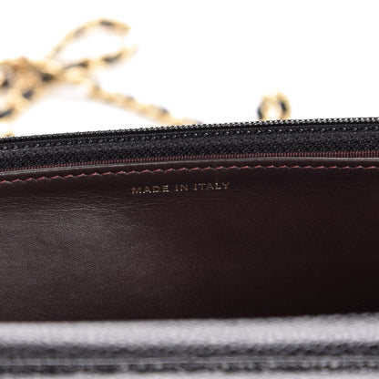 Chanel Caviar Quilted Wallet On Chain WOC Black 7 of 11