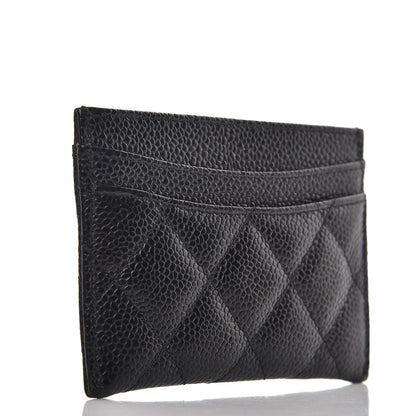 Chanel Caviar Quilted Card Holder Black 3 of 8