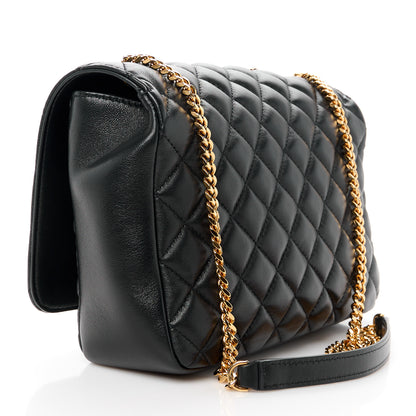 Versace Nappa Quilted La Medusa Chain Crossbody Black 3 of 11