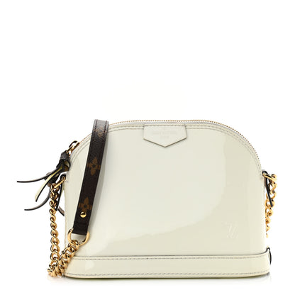 Louis Vuitton Patent Monogram Alma Mini Snow 1 of 11