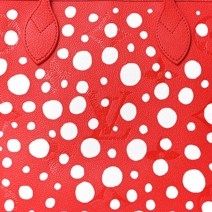 Louis Vuitton LV X YK Empreinte Infinity Dots Neverfull MM Rouge White 8 of 10