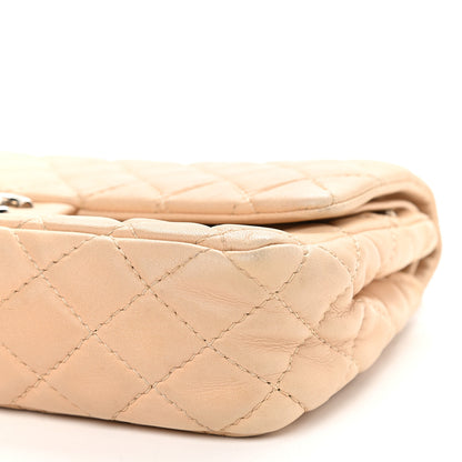 Chanel Lambskin Quilted Medium Double Flap Beige 9 of 11
