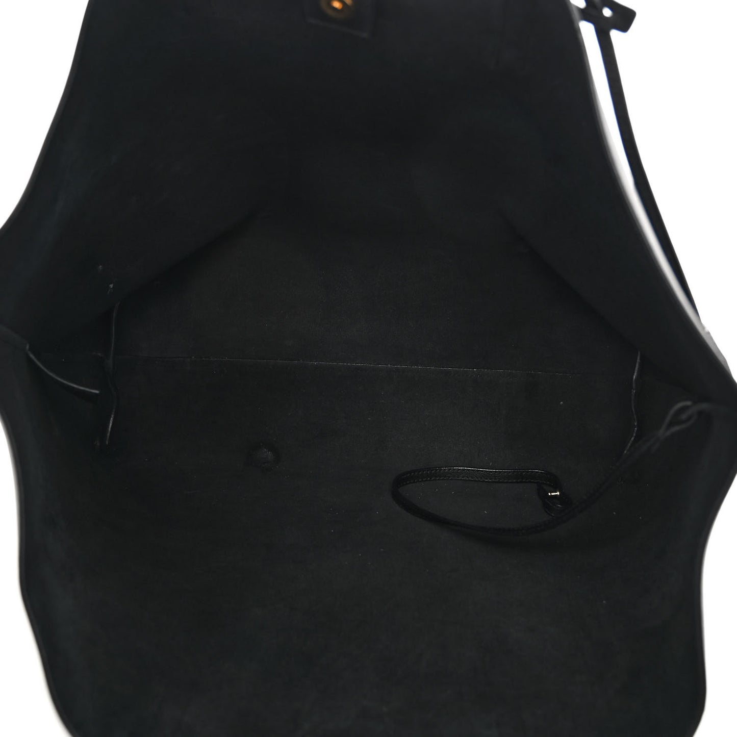 Calfskin Large Shopping Tote Black