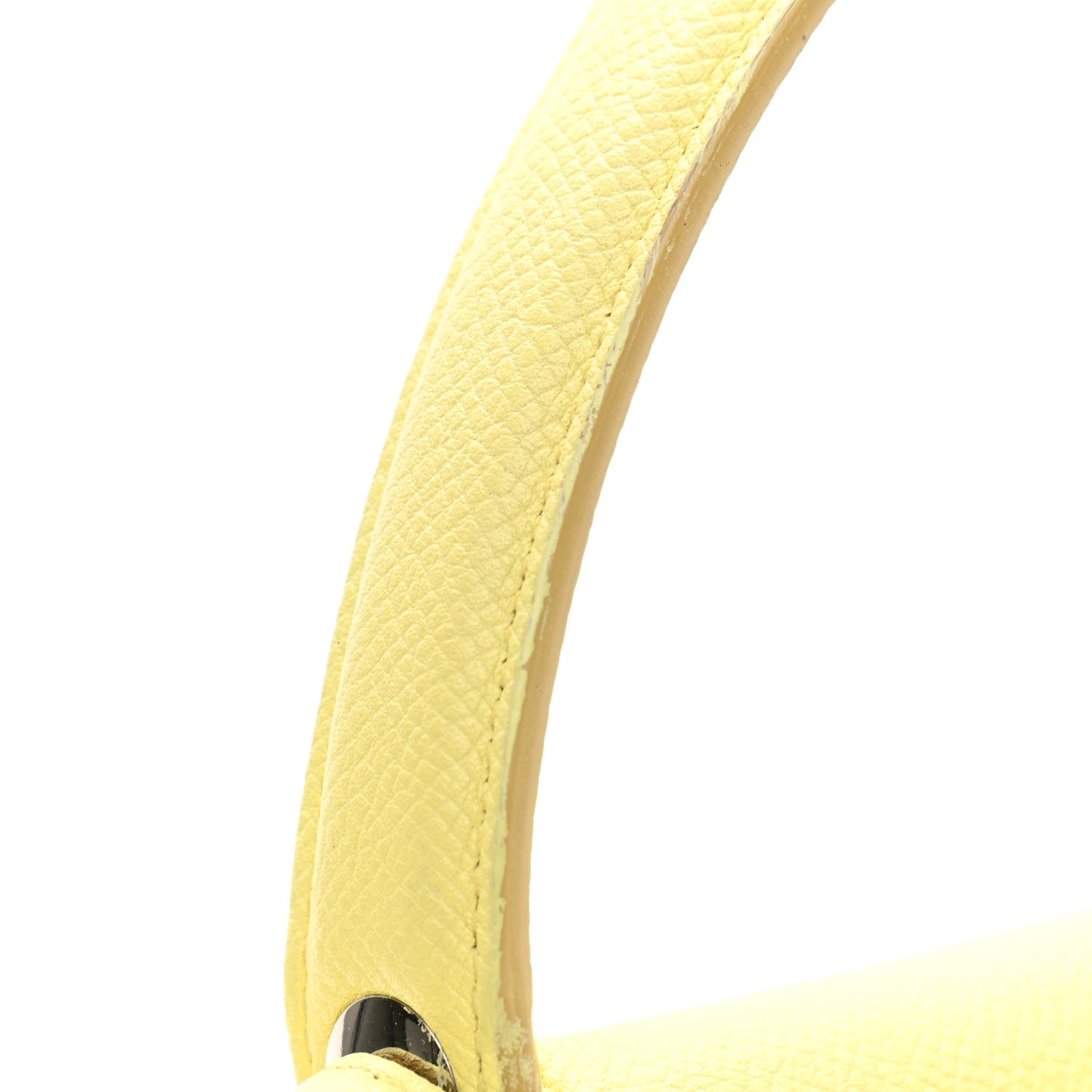 Grained Calfskin Micro Belt Bag Bergamote