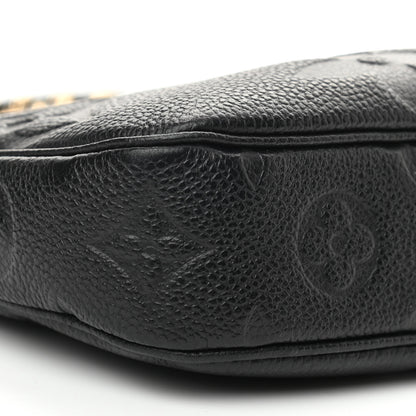 Louis Vuitton Empreinte Monogram Giant Multi Pochette Accessories Large Pochette Black 8 of 9
