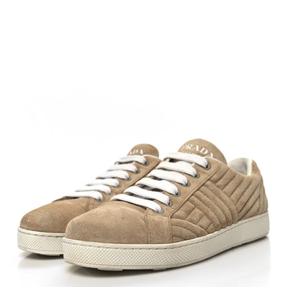 Prada Suede Nappa Diagramme Sneakers 37 Deserto 3 of 7