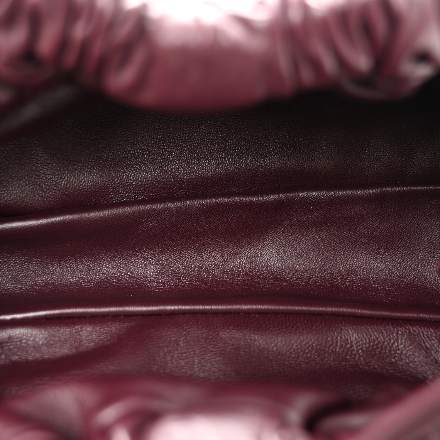 Mansur Gavriel Lambskin Mini Cloud Clutch Plum 5 of 9