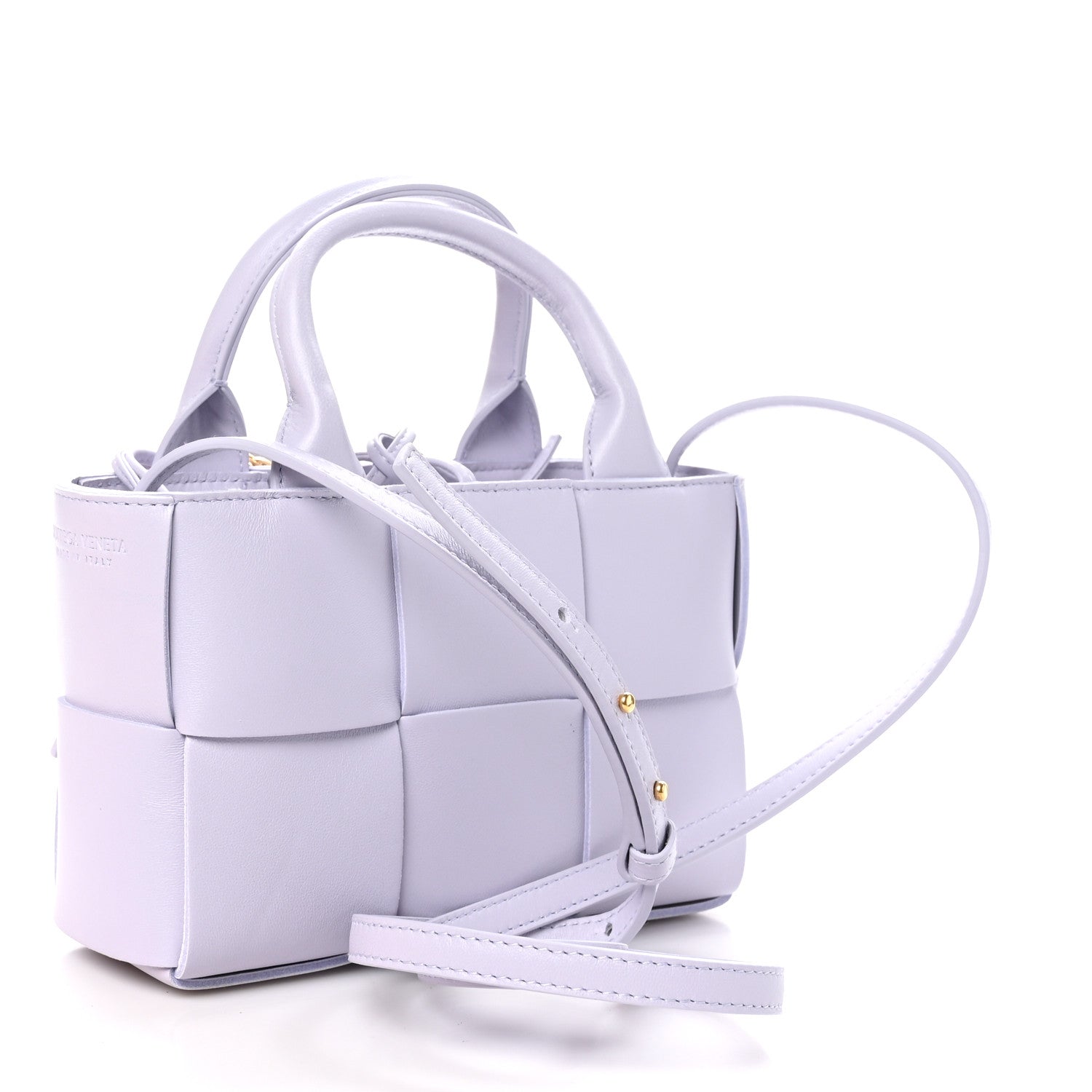 Bottega Veneta Calfskin Maxi Intreccio Candy Arco Tote Mirth Washed 4 of 10