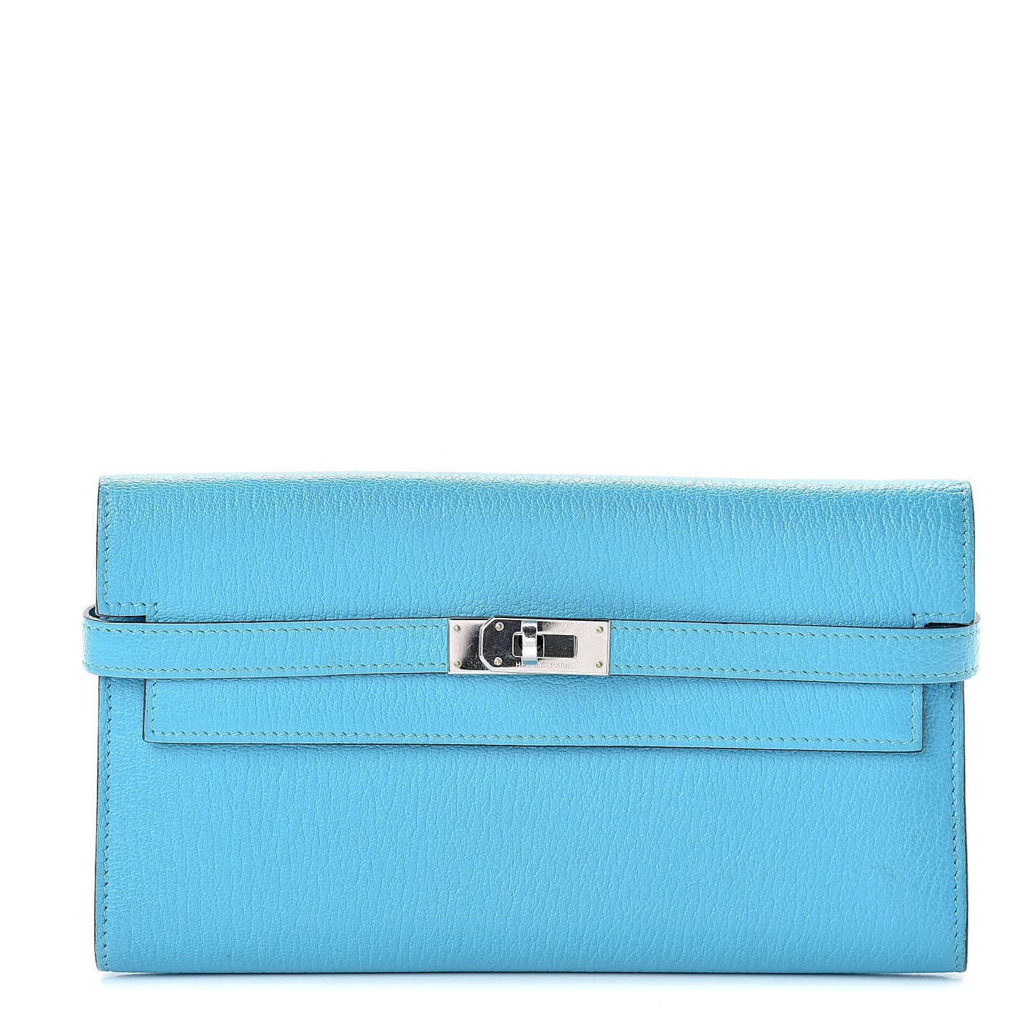 Chevre Mysore Kelly Longue Wallet Bleu Azteque