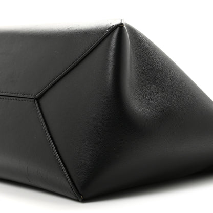 Loewe Shiny Calfskin Medium Puzzle Fold Tote Black 10 of 12