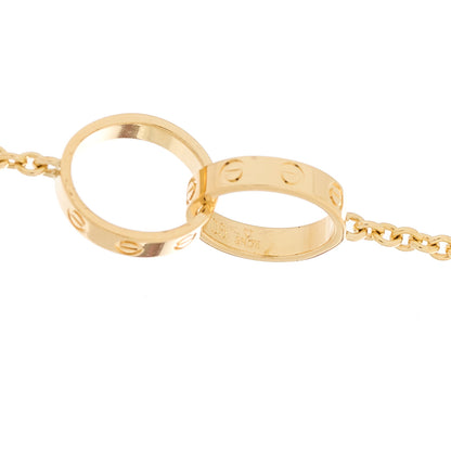Cartier 18K Yellow Gold Interlocking LOVE Necklace 8 of 8