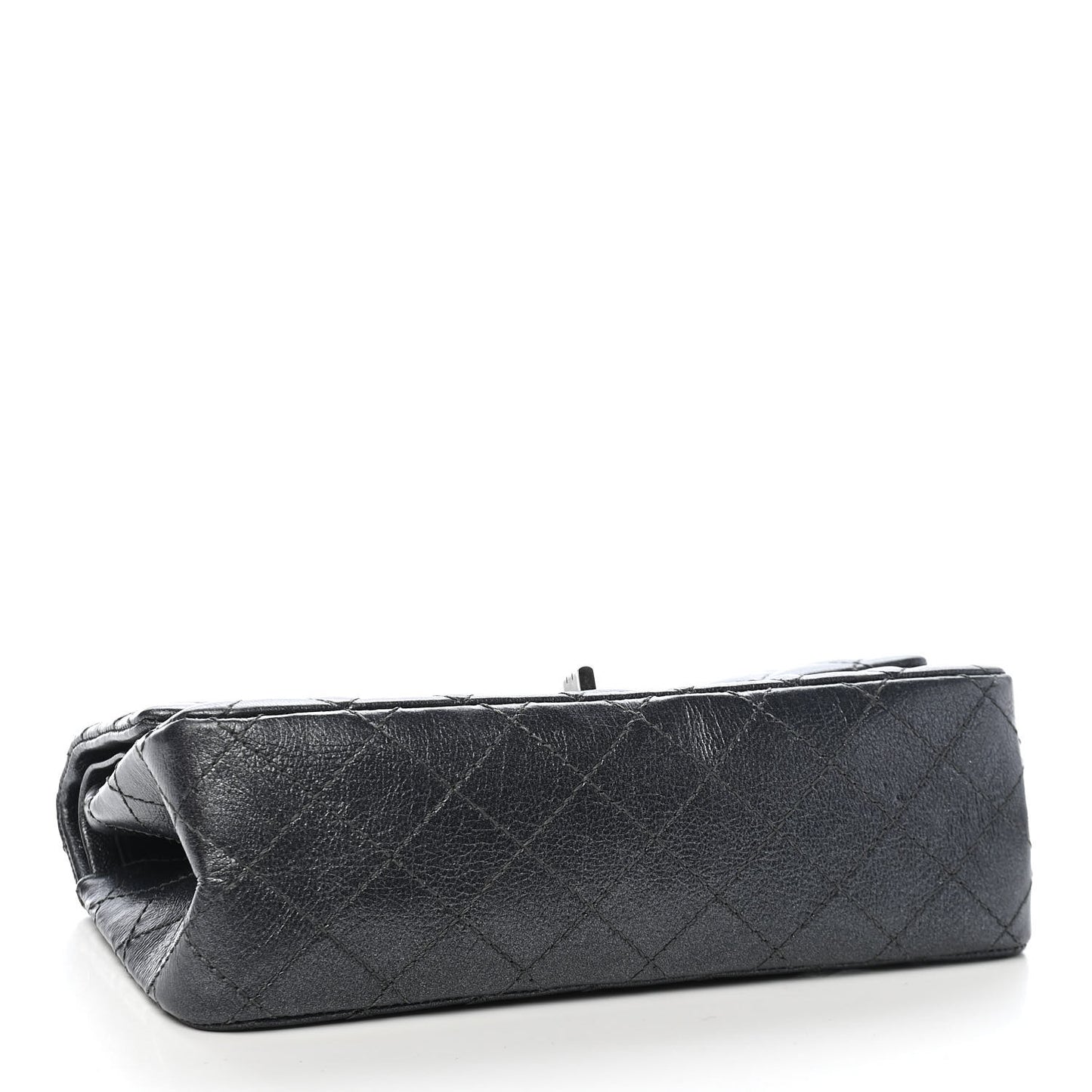 Metallic Sheepskin Quilted 2.55 Reissue 225 Flap Charcoal