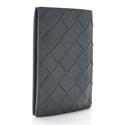 Bottega Veneta Nappa Maxi Intrecciato Bi-Fold Card Holder Thunder 3 of 9