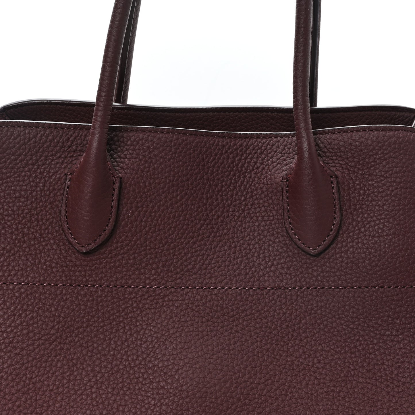 Matte Grained Calfskin Soft Margaux 15 Burgundy
