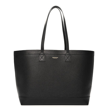 Burberry Grainy Calfskin Medium London Tote Bag Black 1 of 11