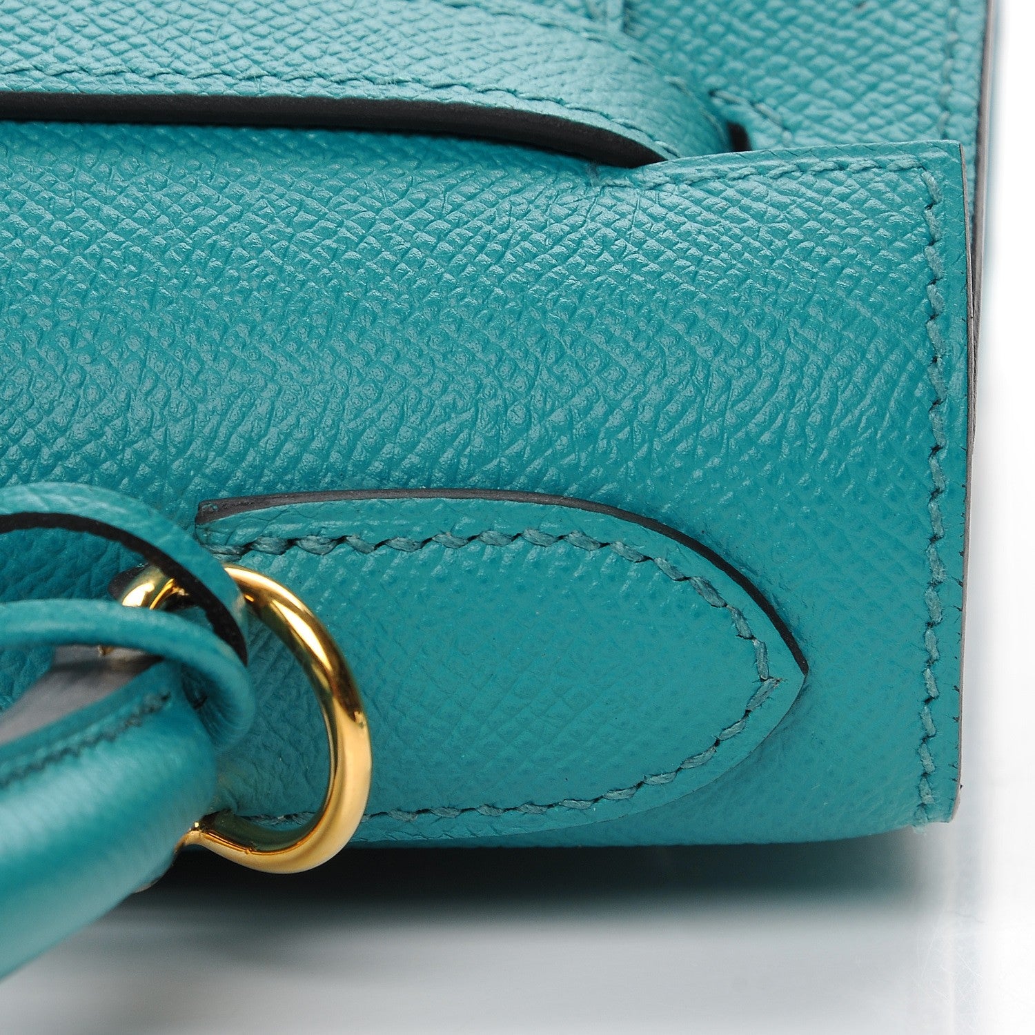 Hermes Epsom Kelly Sellier 28 Bleu Paon 28 of 28